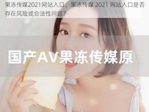 果冻传媒2021网站入口、果冻传媒 2021 网站入口是否存在风险或合法性问题？