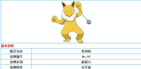 精灵宝可梦GO素利柏精灵深度解析与全方位信息一览