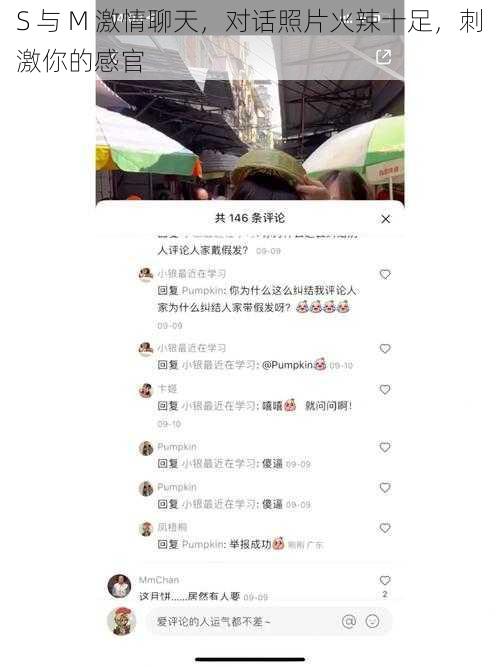 S 与 M 激情聊天,对话照片火辣十足,刺激你的感官