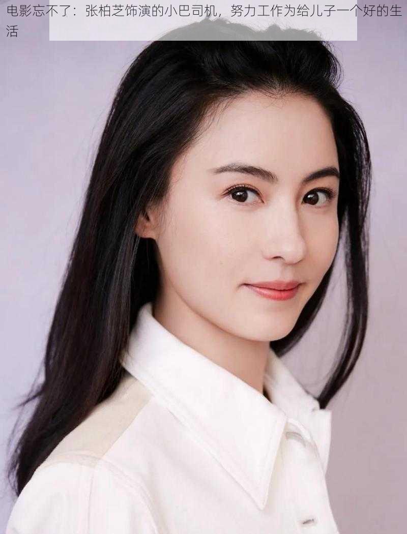 电影忘不了:张柏芝饰演的小巴司机,努力工作为给儿子一个好的生活