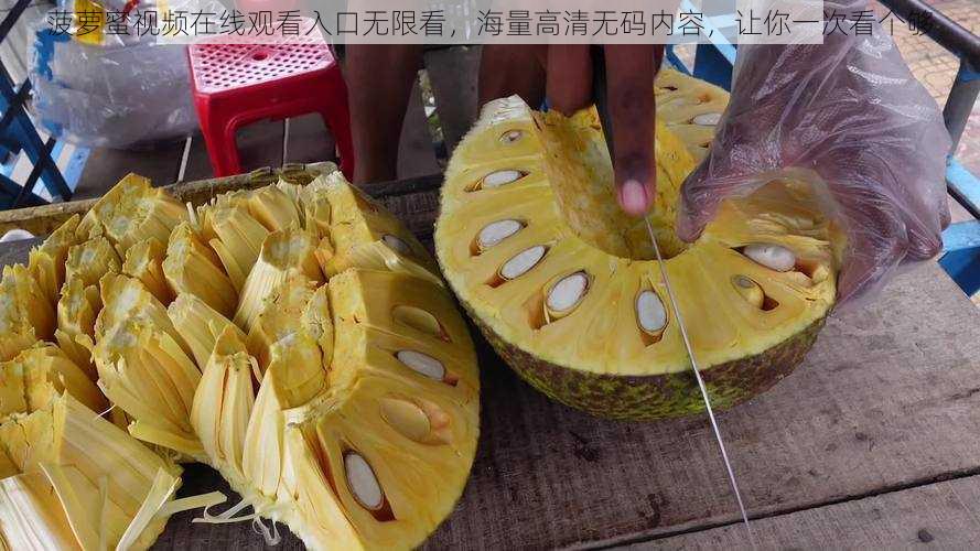 菠萝蜜视频在线观看入口无限看,海量高清无码内容,让你一次看个够