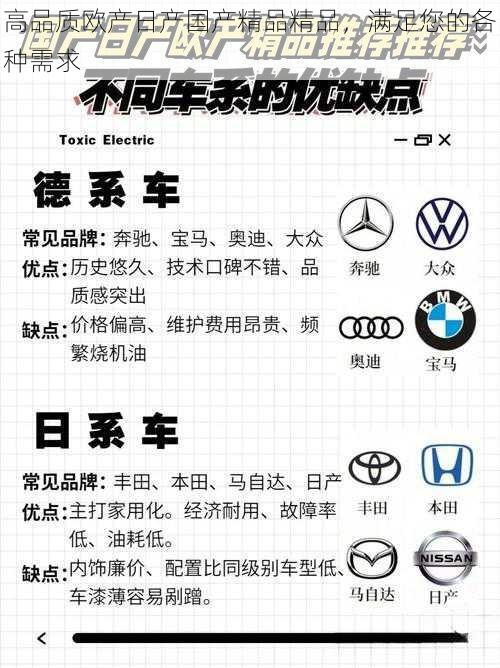 高品质欧产日产国产精品精品,满足您的各种需求