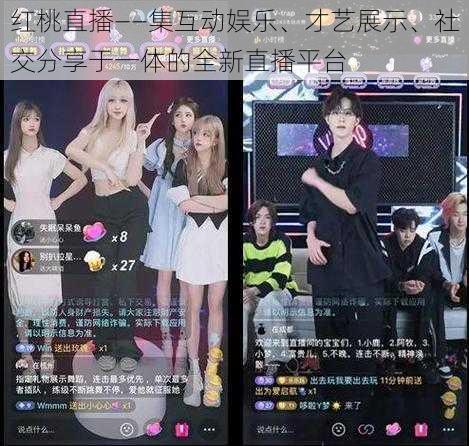 红桃直播——集互动娱乐、才艺展示、社交分享于一体的全新直播平台