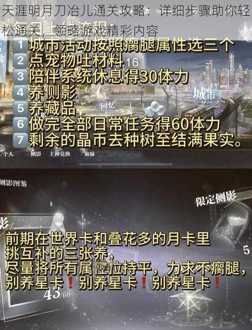 天涯明月刀冶儿通关攻略:详细步骤助你轻松通关,领略游戏精彩内容