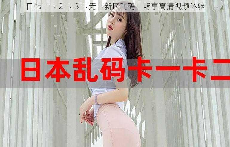 日韩一卡 2 卡 3 卡无卡新区乱码,畅享高清视频体验