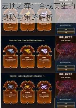 云顶之弈:合成英雄的奥秘与策略解析