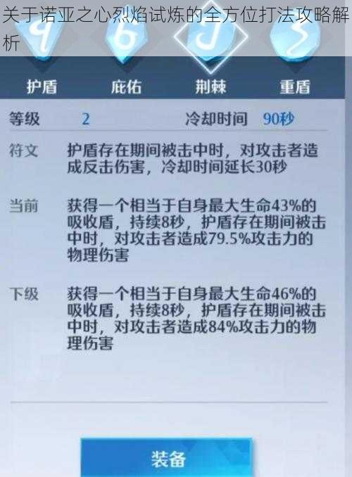 关于诺亚之心烈焰试炼的全方位打法攻略解析