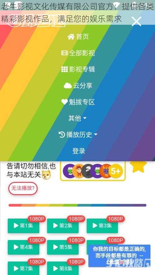 老牛影视文化传媒有限公司官方:提供各类精彩影视作品,满足您的娱乐需求