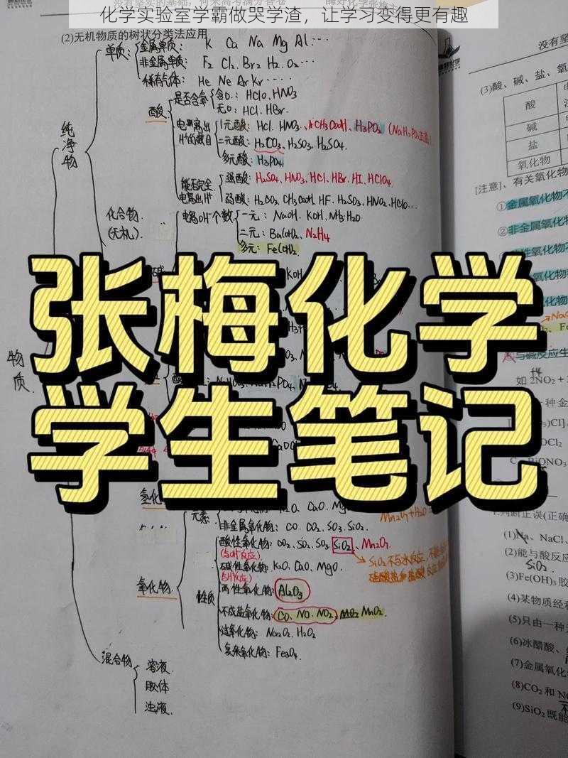 化学实验室学霸做哭学渣,让学习变得更有趣