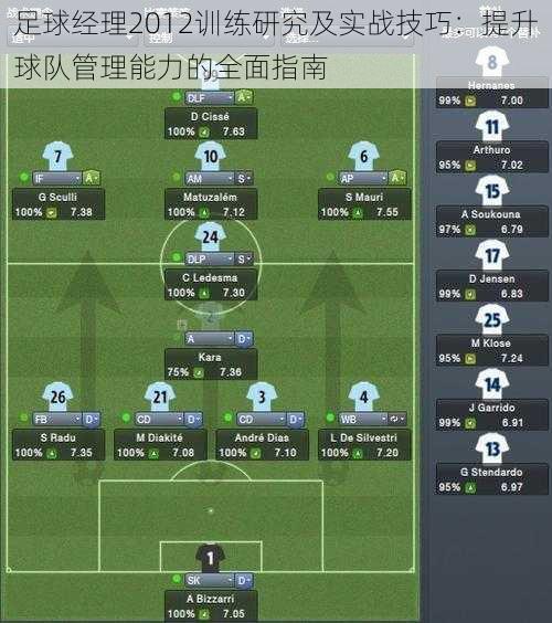 足球经理2012训练研究及实战技巧:提升球队管理能力的全面指南