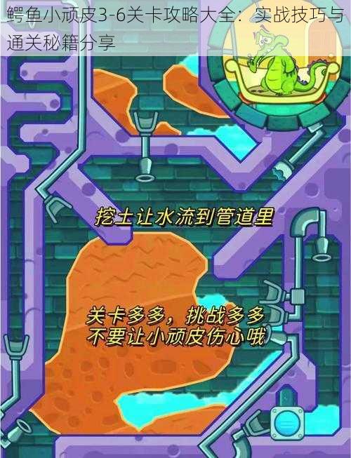 鳄鱼小顽皮3-6关卡攻略大全:实战技巧与通关秘籍分享