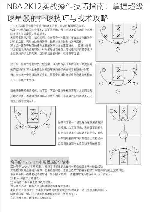 NBA 2K12实战操作技巧指南:掌握超级球星般的控球技巧与战术攻略