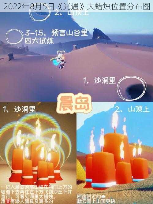 2022年8月5日《光遇》大蜡烛位置分布图