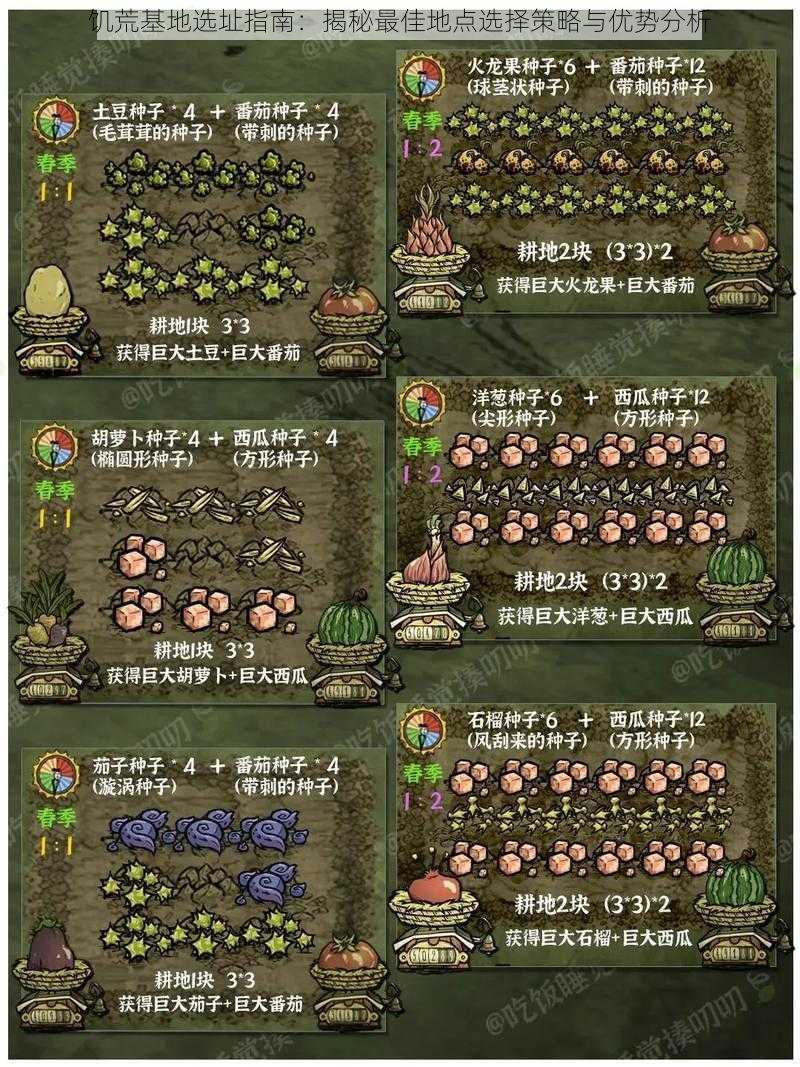 饥荒基地选址指南:揭秘最佳地点选择策略与优势分析