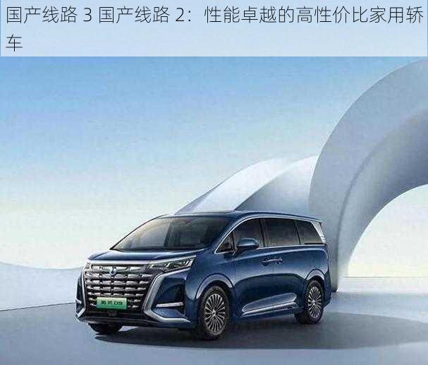 国产线路 3 国产线路 2:性能卓越的高性价比家用轿车