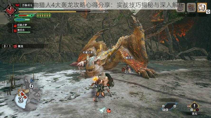 怪物猎人4大轰龙攻略心得分享:实战技巧揭秘与深入解析
