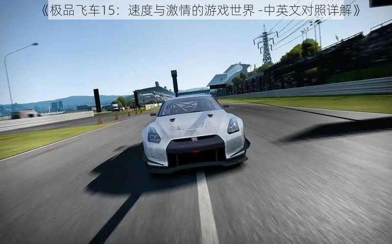 《极品飞车15:速度与激情的游戏世界 -中英文对照详解》