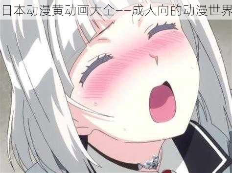 日本动漫黄动画大全——成人向的动漫世界