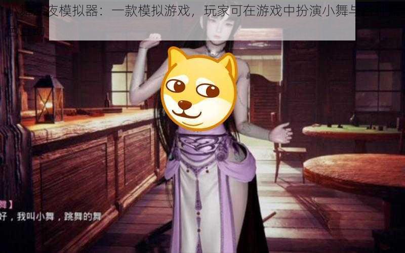 小舞深夜模拟器:一款模拟游戏,玩家可在游戏中扮演小舞与各种角色互动