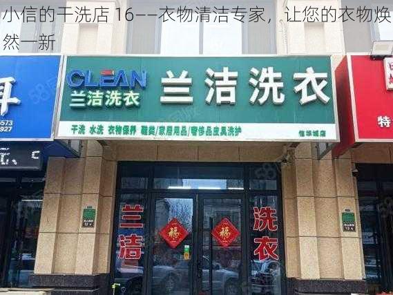 小信的干洗店 16——衣物清洁专家,让您的衣物焕然一新