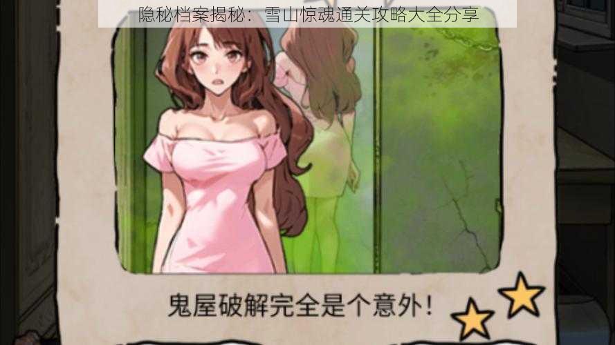 隐秘档案揭秘:雪山惊魂通关攻略大全分享