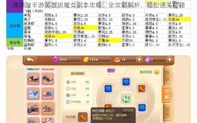 弹弹堂手游英雄级魔女副本攻略:全攻略解析,轻松通关秘籍