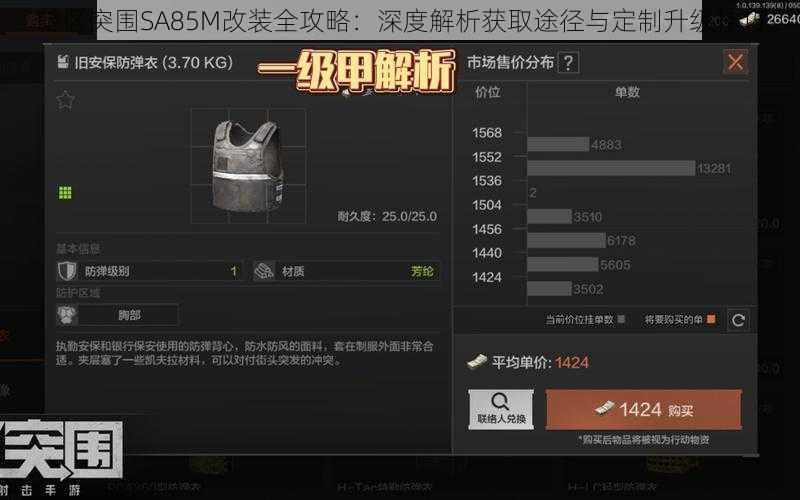暗区突围SA85M改装全攻略:深度解析获取途径与定制升级技巧