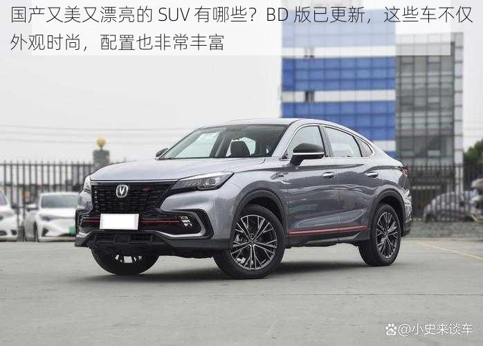 国产又美又漂亮的 SUV 有哪些?BD 版已更新,这些车不仅外观时尚,配置也非常丰富