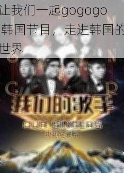 让我们一起gogogo 韩国节目,走进韩国的世界