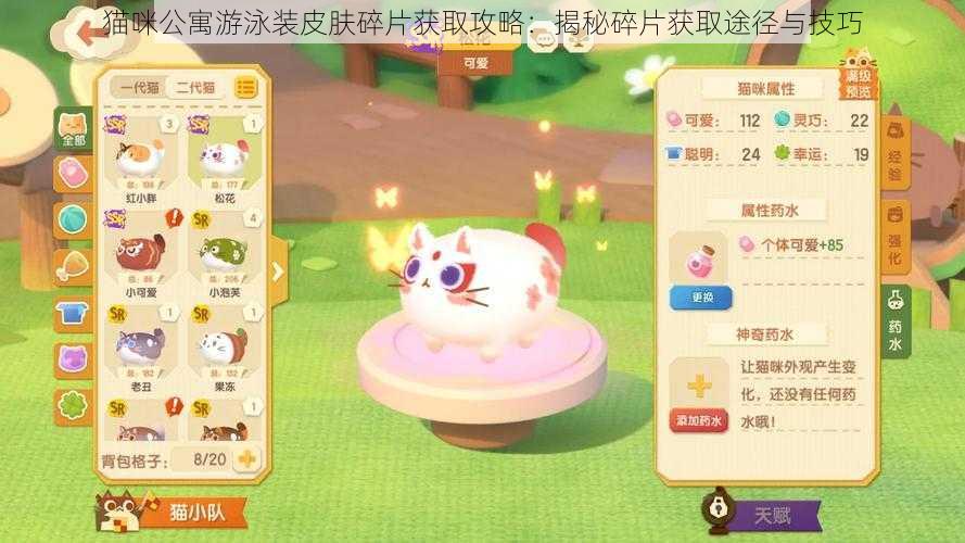 猫咪公寓游泳装皮肤碎片获取攻略:揭秘碎片获取途径与技巧