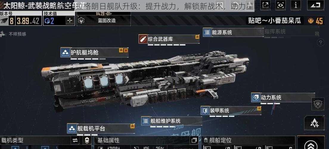 无尽的拉格朗日舰队升级:提升战力,解锁新战术,助力星际争霸