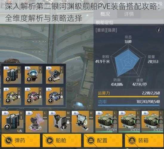 深入解析第二银河渊级舰船PVE装备搭配攻略:全维度解析与策略选择