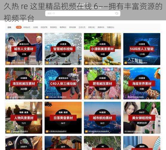 久热 re 这里精品视频在线 6——拥有丰富资源的视频平台