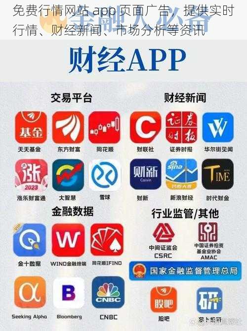 免费行情网站 app 页面广告,提供实时行情、财经新闻、市场分析等资讯