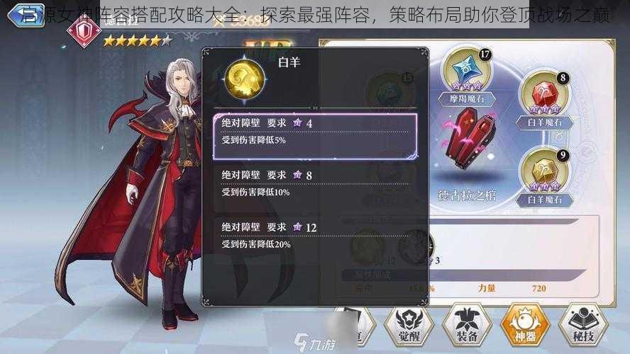 启源女神阵容搭配攻略大全:探索最强阵容,策略布局助你登顶战场之巅