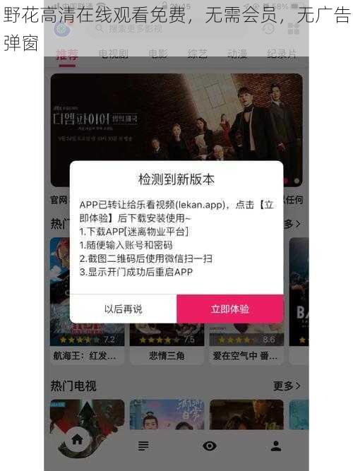 野花高清在线观看免费,无需会员,无广告弹窗