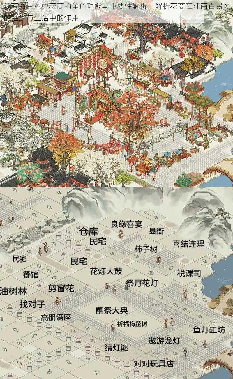江南百景图中花商的角色功能与重要性解析:解析花商在江南百景图的经济与生活中的作用