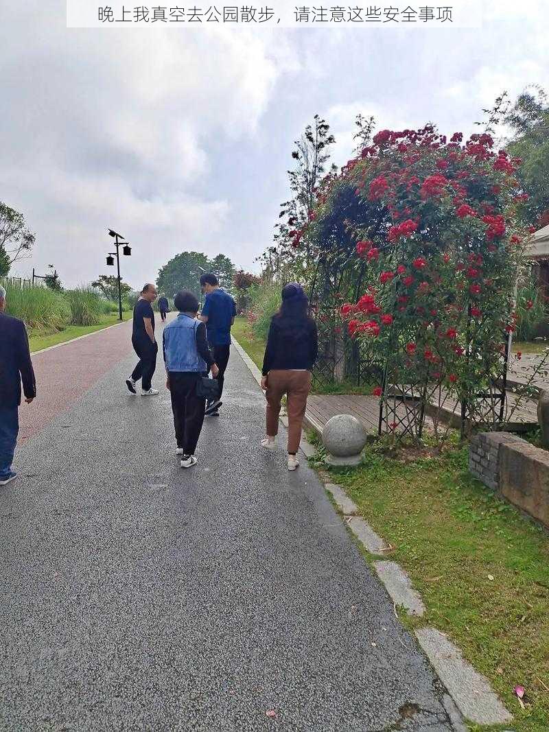 晚上我真空去公园散步,请注意这些安全事项