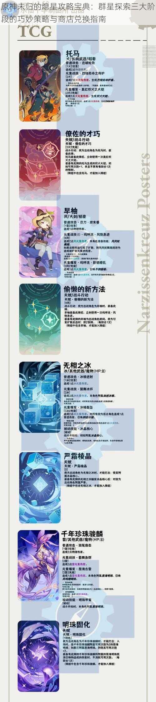 原神未归的熄星攻略宝典:群星探索三大阶段的巧妙策略与商店兑换指南