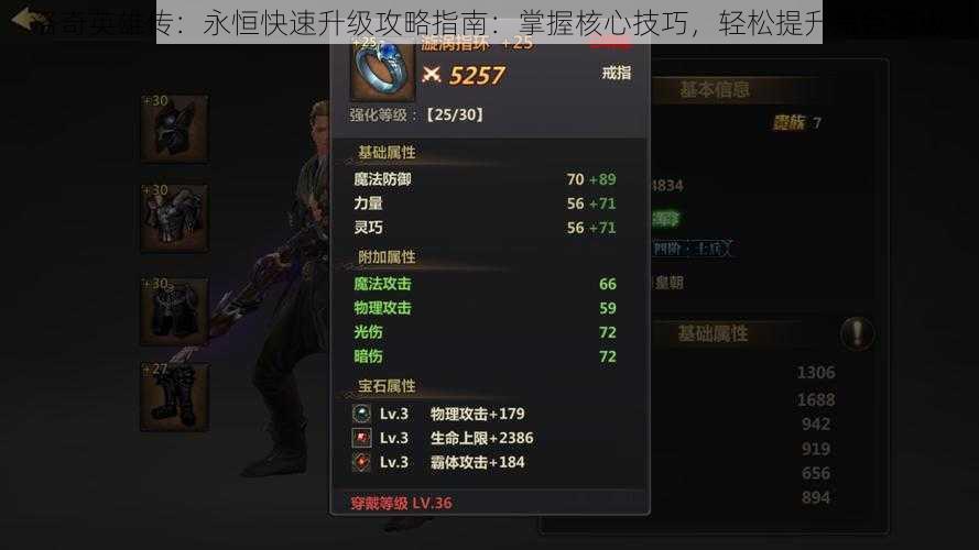 洛奇英雄传:永恒快速升级攻略指南:掌握核心技巧,轻松提升角色等级