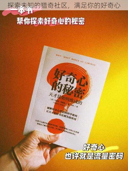 探索未知的猎奇社区,满足你的好奇心