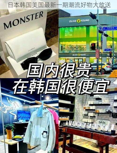 日本韩国美国最新一期潮流好物大放送