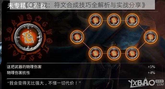《CF游戏:符文合成技巧全解析与实战分享》