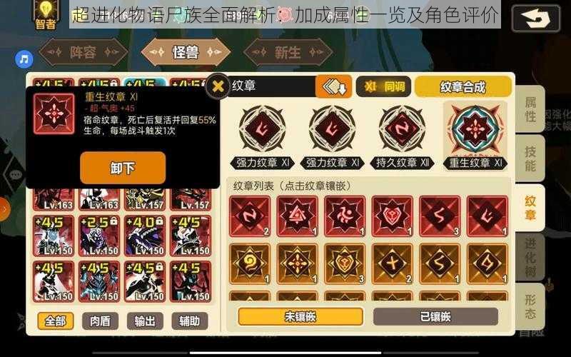超进化物语尸族全面解析：加成属性一览及角色评价