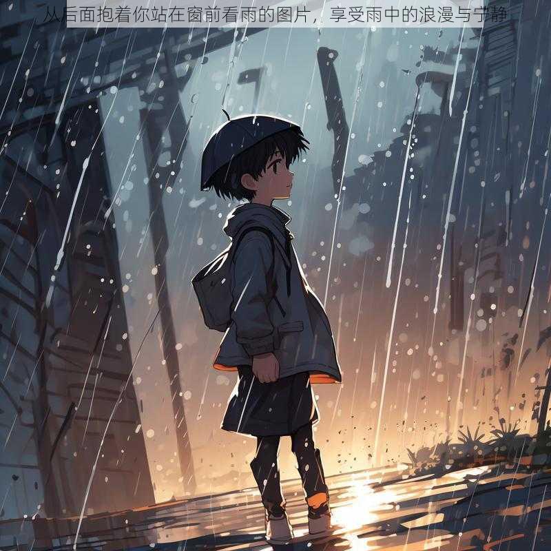 从后面抱着你站在窗前看雨的图片,享受雨中的浪漫与宁静