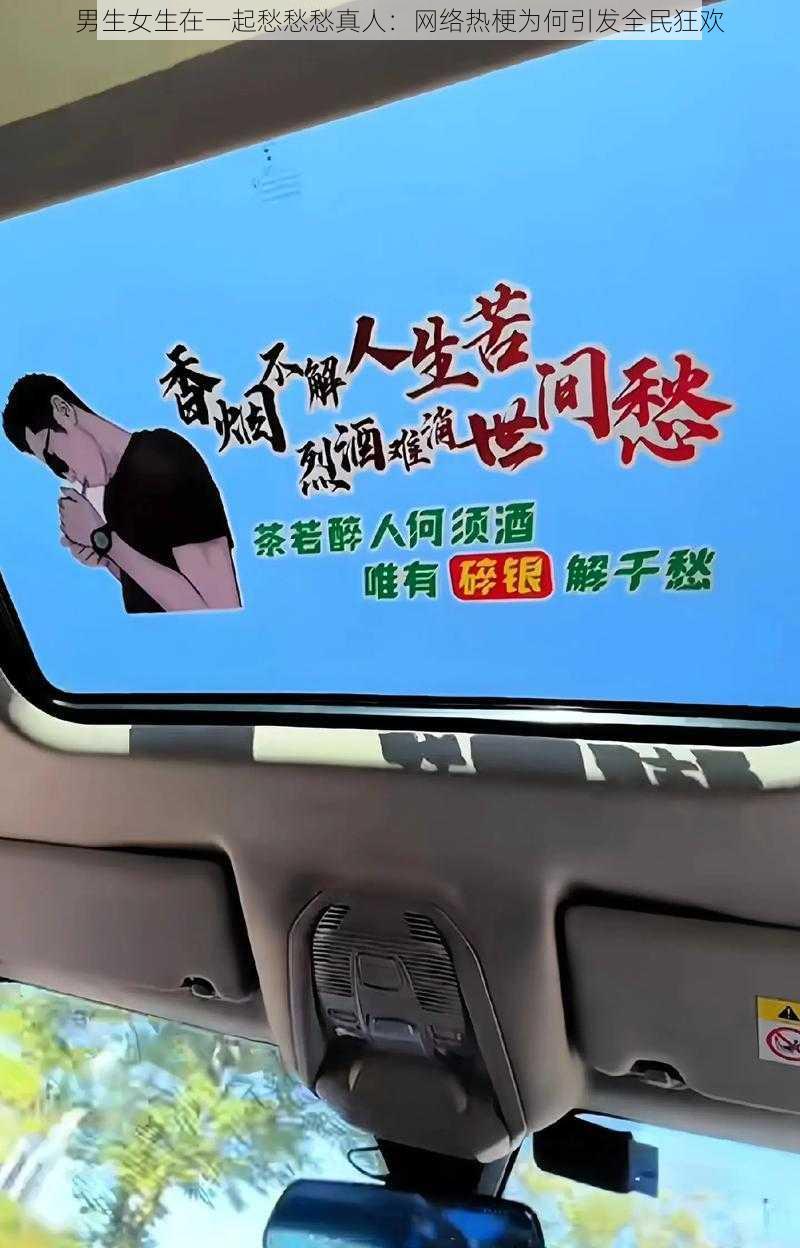 男生女生在一起愁愁愁真人:网络热梗为何引发全民狂欢