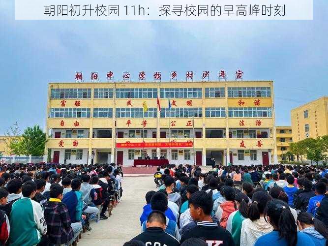 朝阳初升校园 11h:探寻校园的早高峰时刻