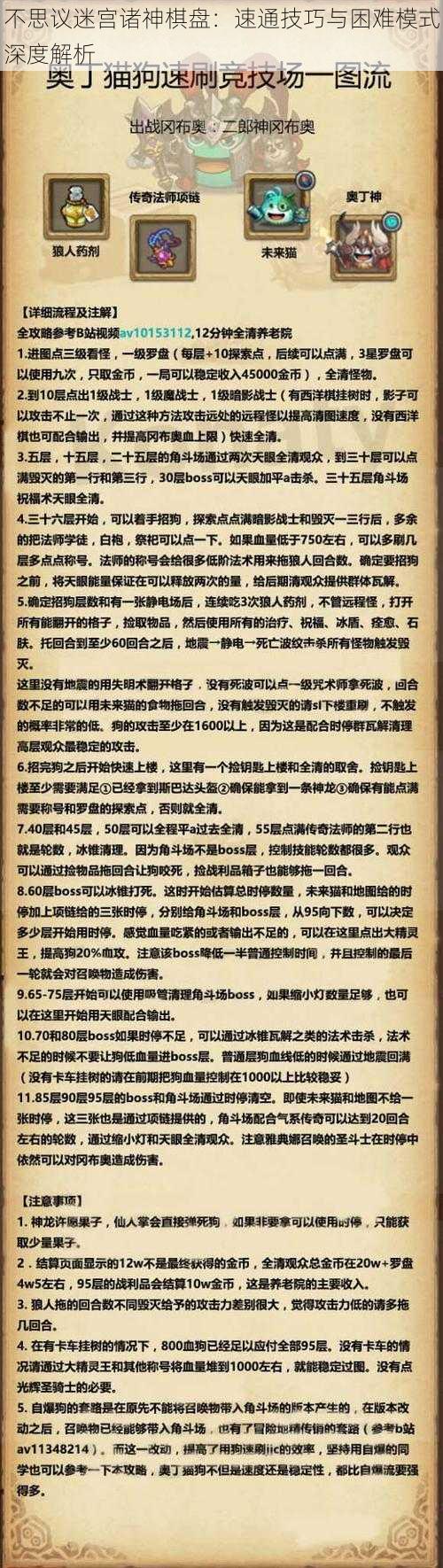 不思议迷宫诸神棋盘:速通技巧与困难模式深度解析
