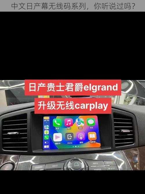 中文日产幕无线码系列,你听说过吗?