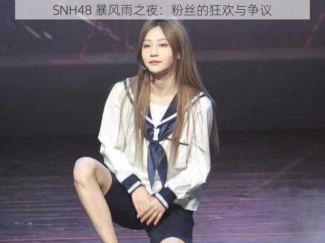 SNH48 暴风雨之夜：粉丝的狂欢与争议